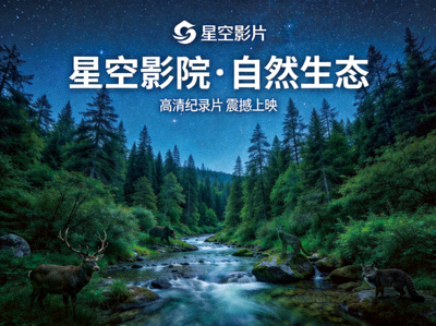 星空影院纪录片海报 - 自然生态高清画面