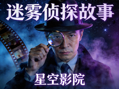 星空影院悬疑剧海报 - 迷雾侦探故事高清画面